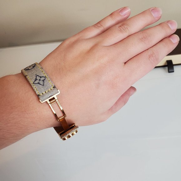 Genuine Louis Vuitton Canvas Monogram Bracelet NEW - Picture 10 of 15